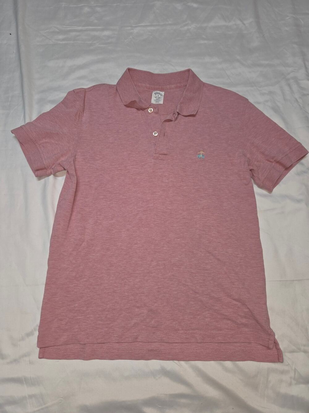 Brooks Brothers Pink Heather Polo Shirt